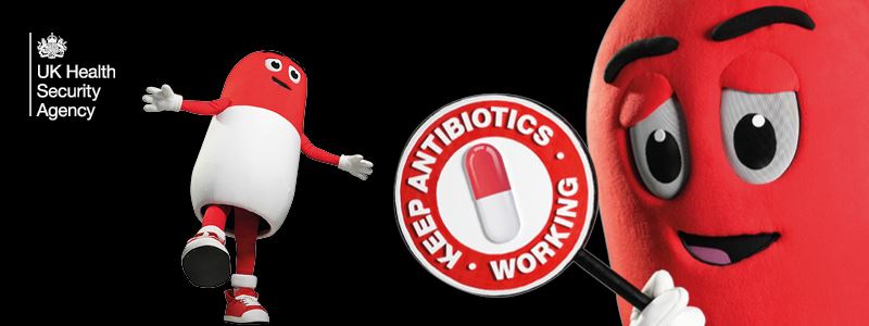 UKHSA antibiotics awareness banner