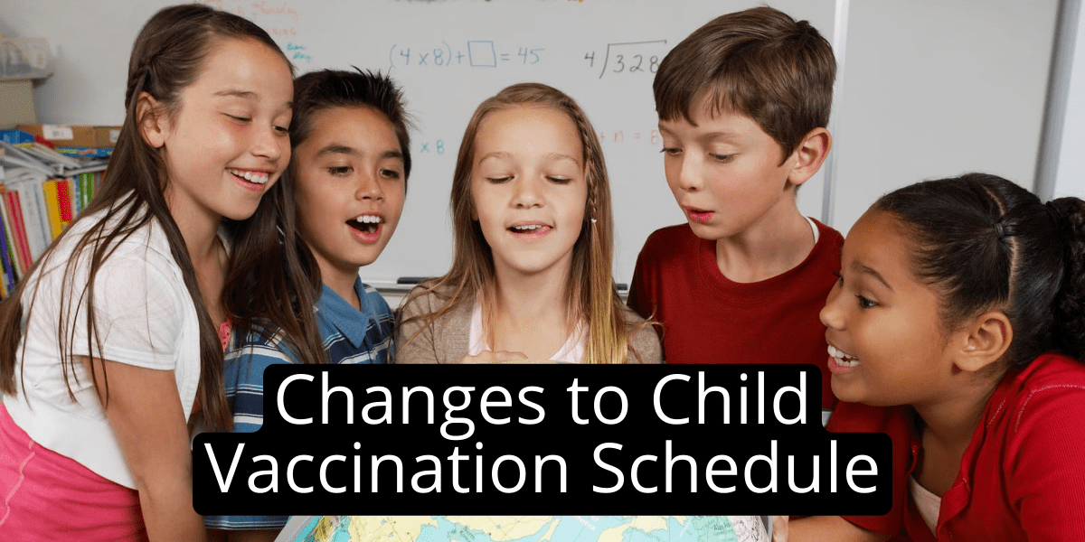 changes to child vaccination schedule
